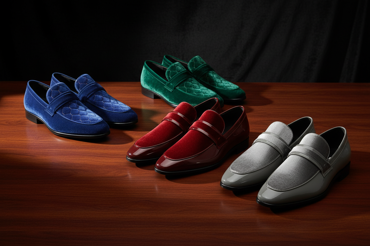 Velvet Formal Shoes Collection