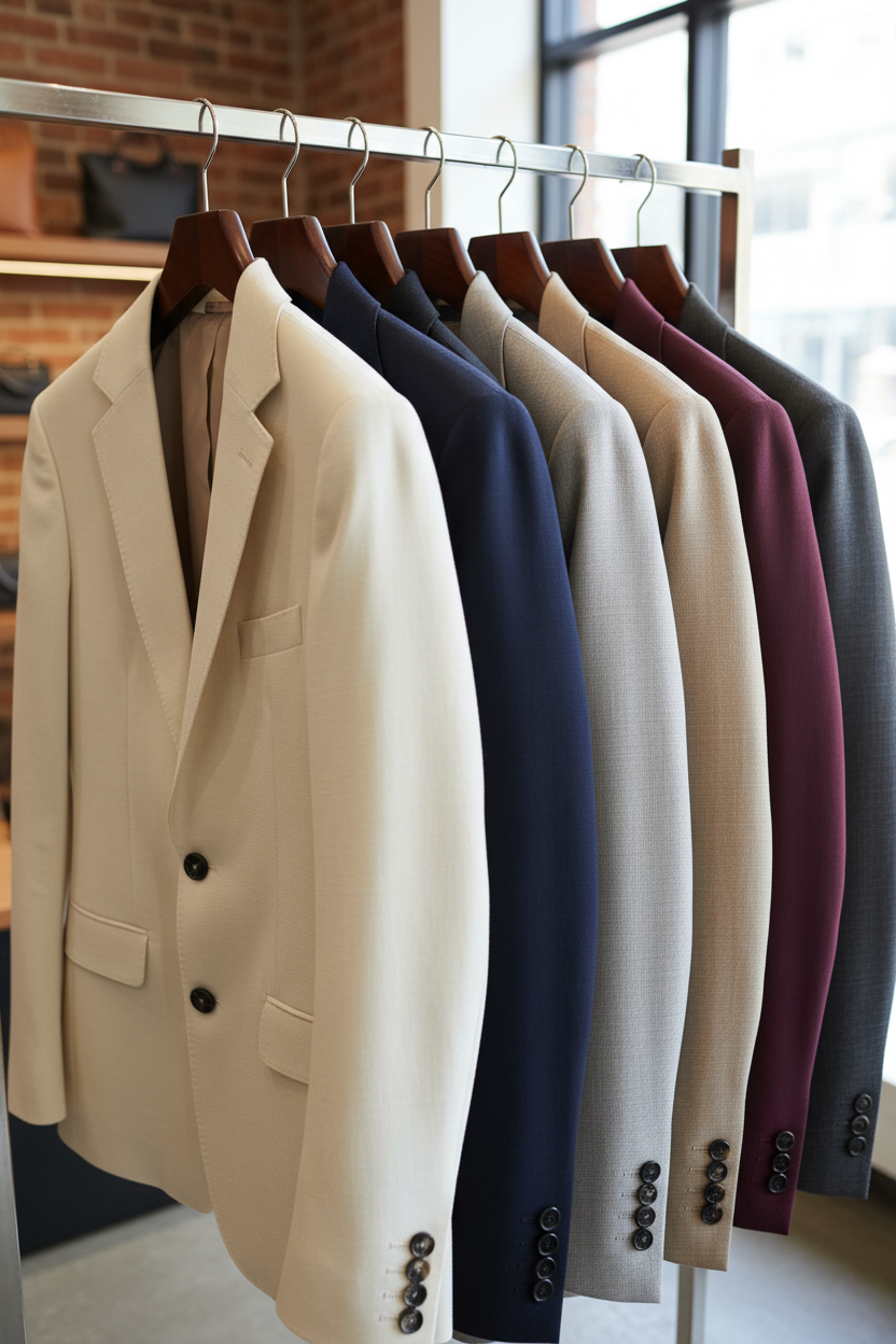 Navy Blazer - Fondo Blanco