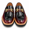 Stacy Adams Carabello 25804 Burgundy Multi Horsebit Loafer