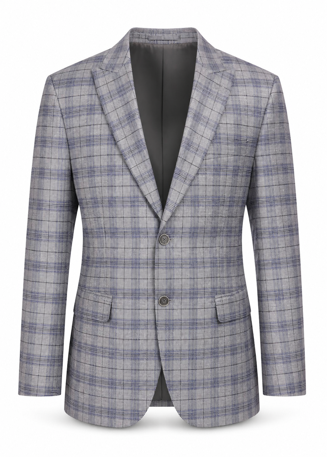 Silver City Plaid Three-Piece Suit