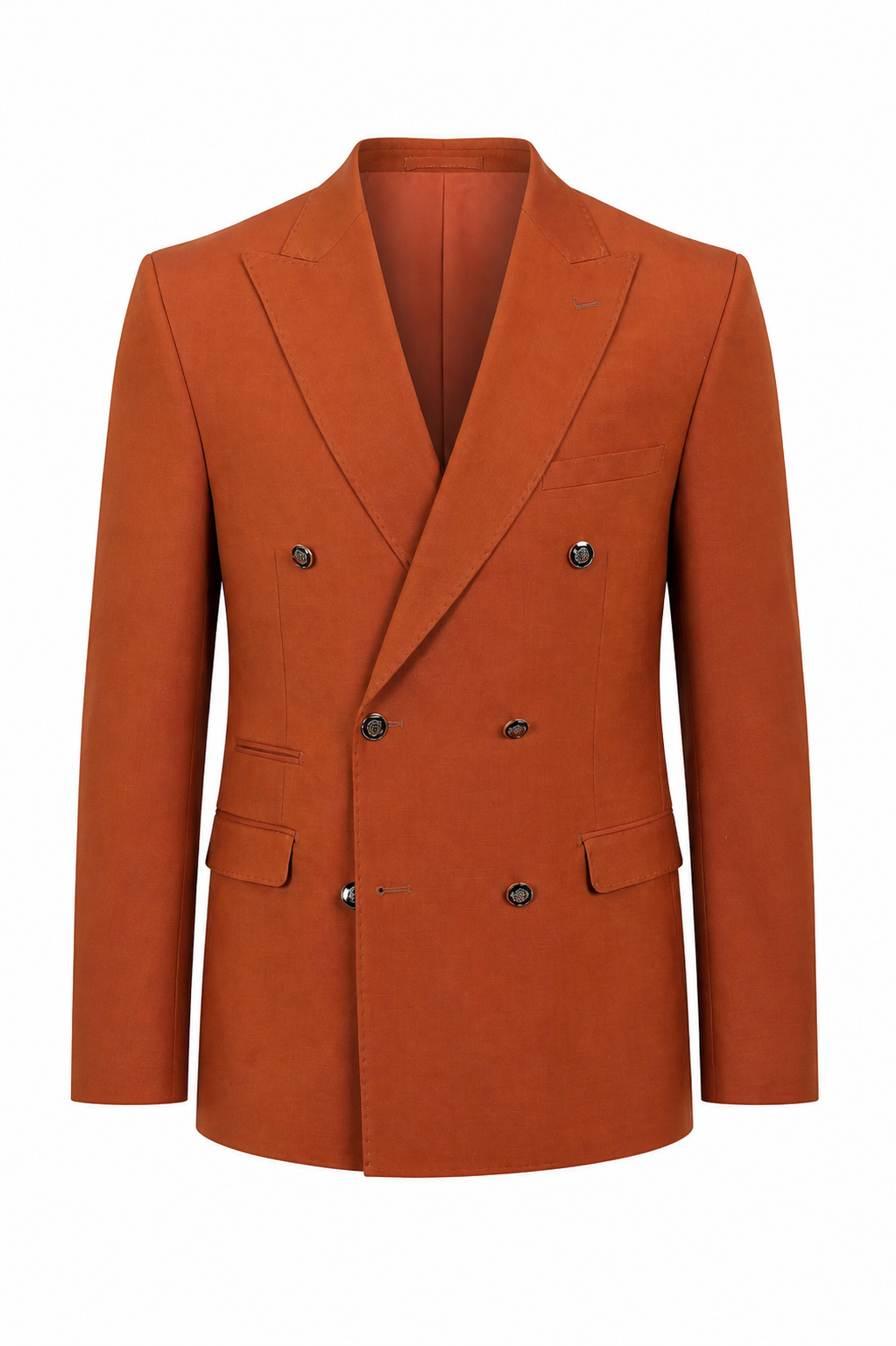 Copper Avenue Rust Double-Breasted Suit