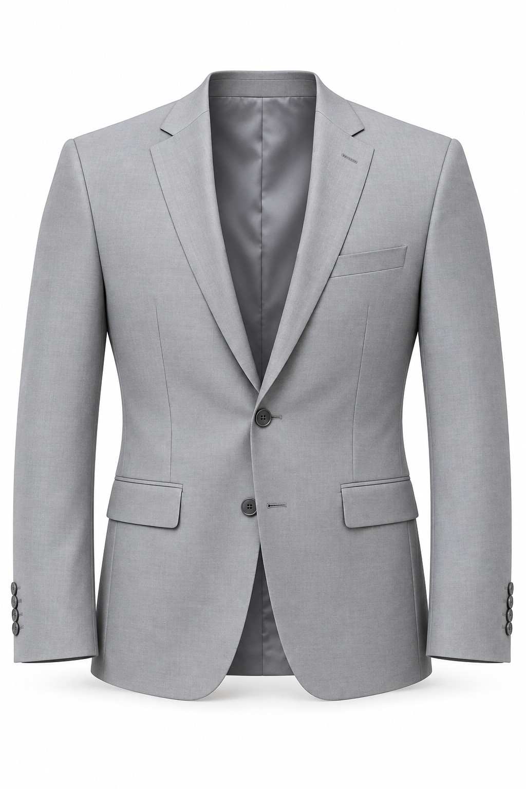 Metropolitan Silver Three-Piece Suit