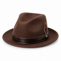 Chocolate Brown Fedora