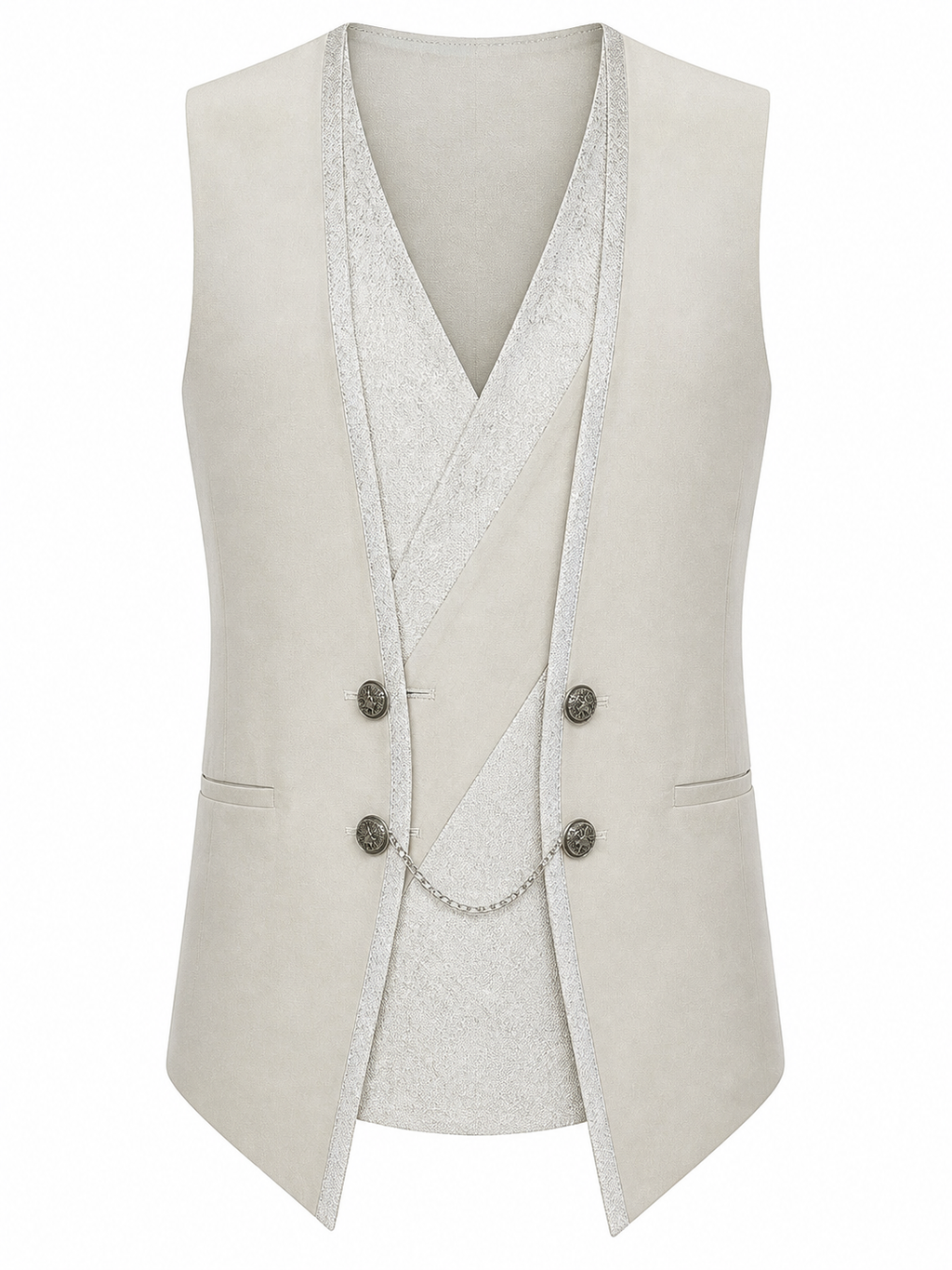 Ivory Regency Three-Piece Tuxedo