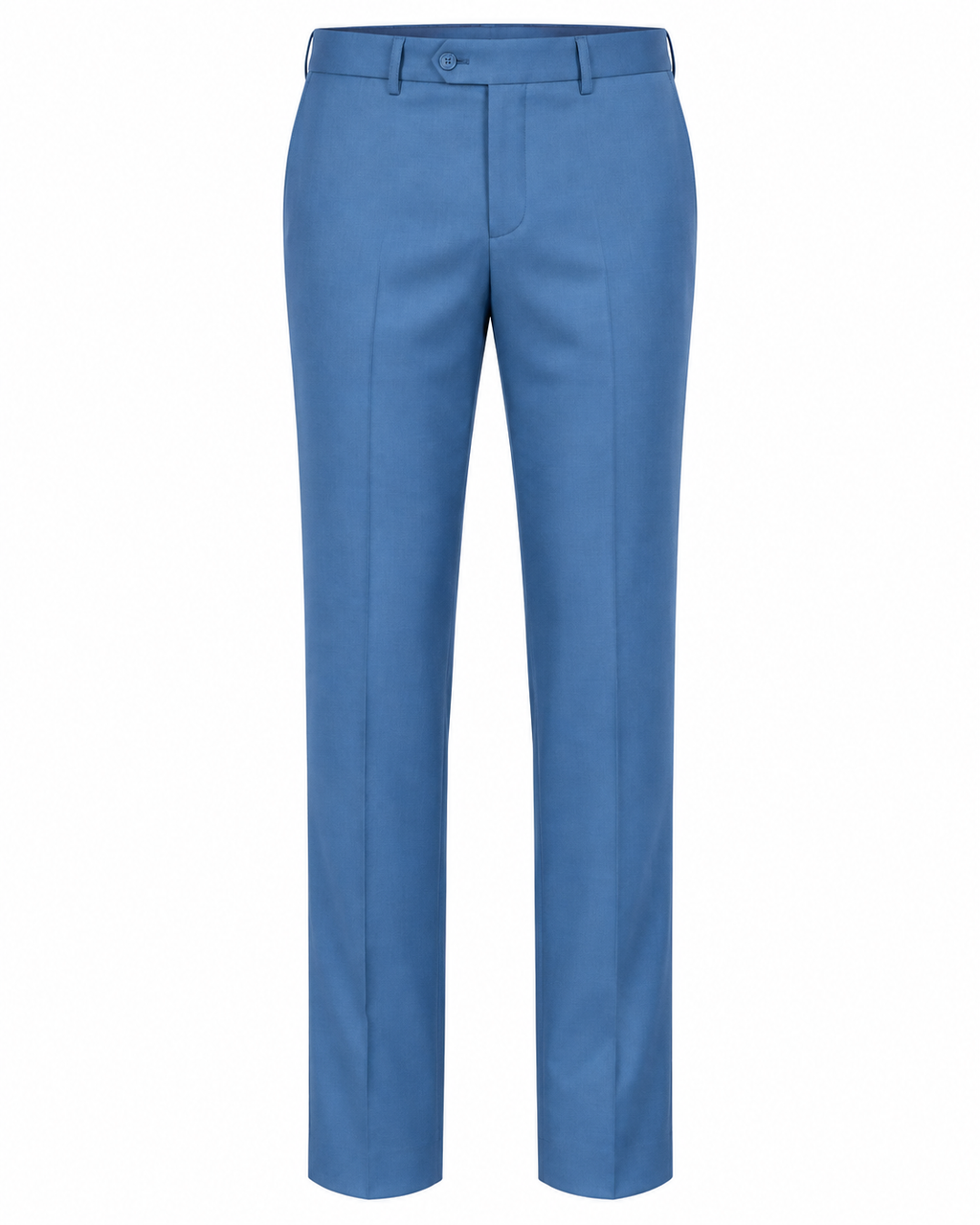 Royal Blue Satin-Lapel Three-Piece Suit