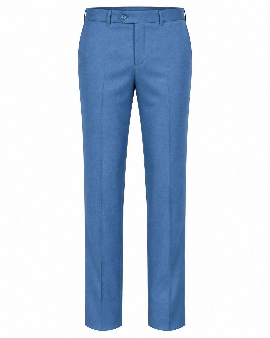 Royal Blue Satin-Lapel Three-Piece Suit