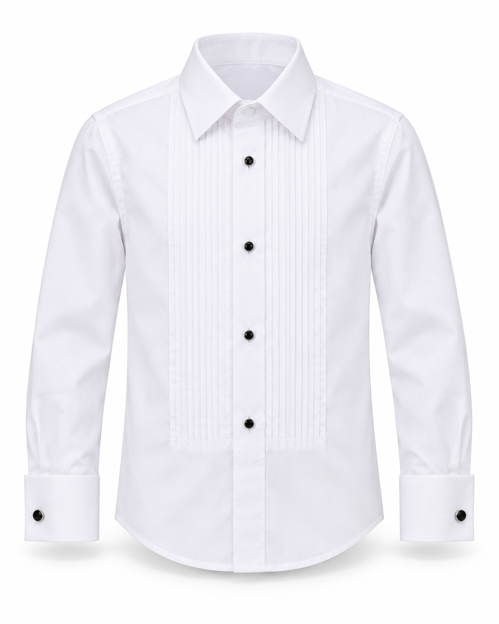 Boy's Ivory & Burgundy Jacquard Three-Piece Tuxedo