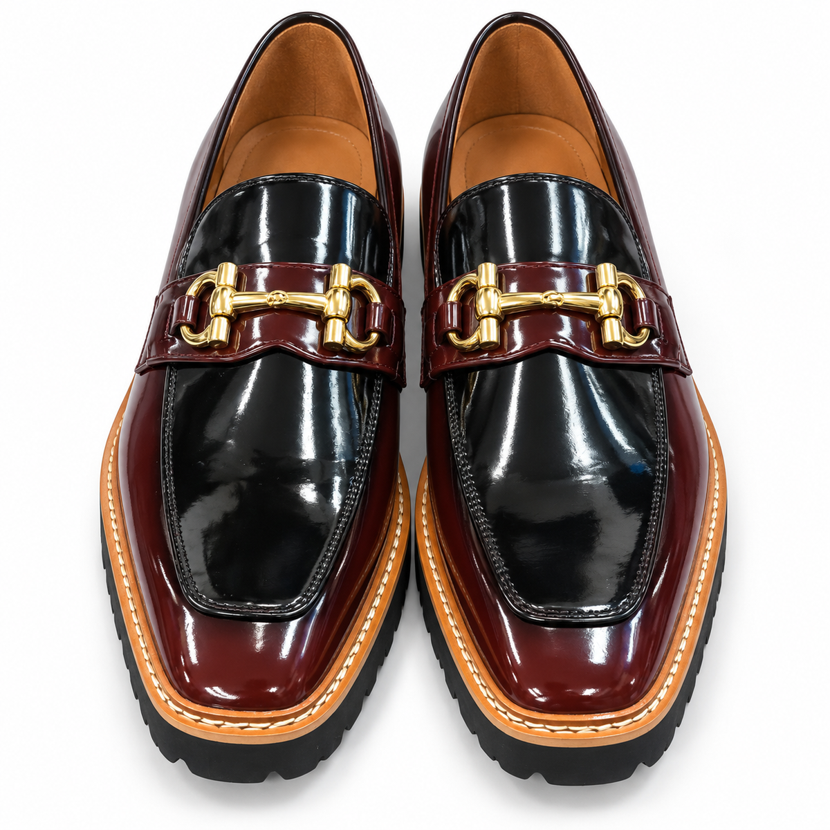 Stacy Adams Carabello 25804 Burgundy Multi Horsebit Loafer