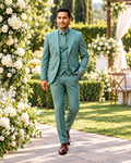 Sage Green Three-Piece Suit