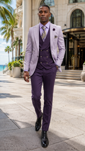Lavender & Plum Three-Piece Suit