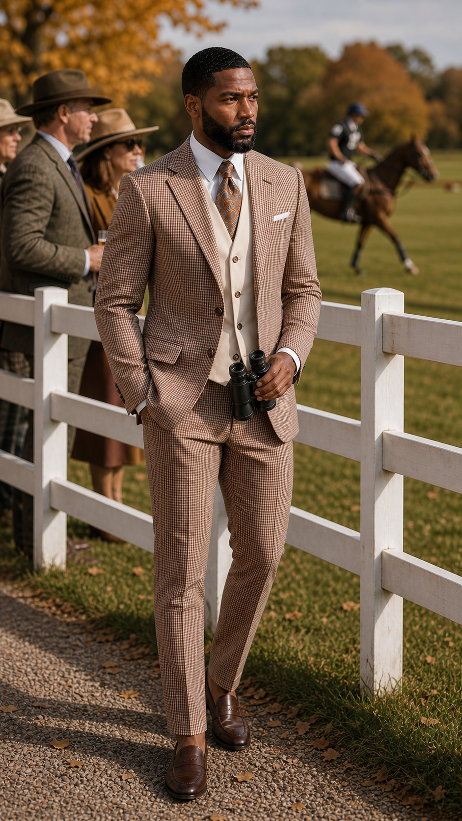 Heritage Weekend Check Three-Piece Suit