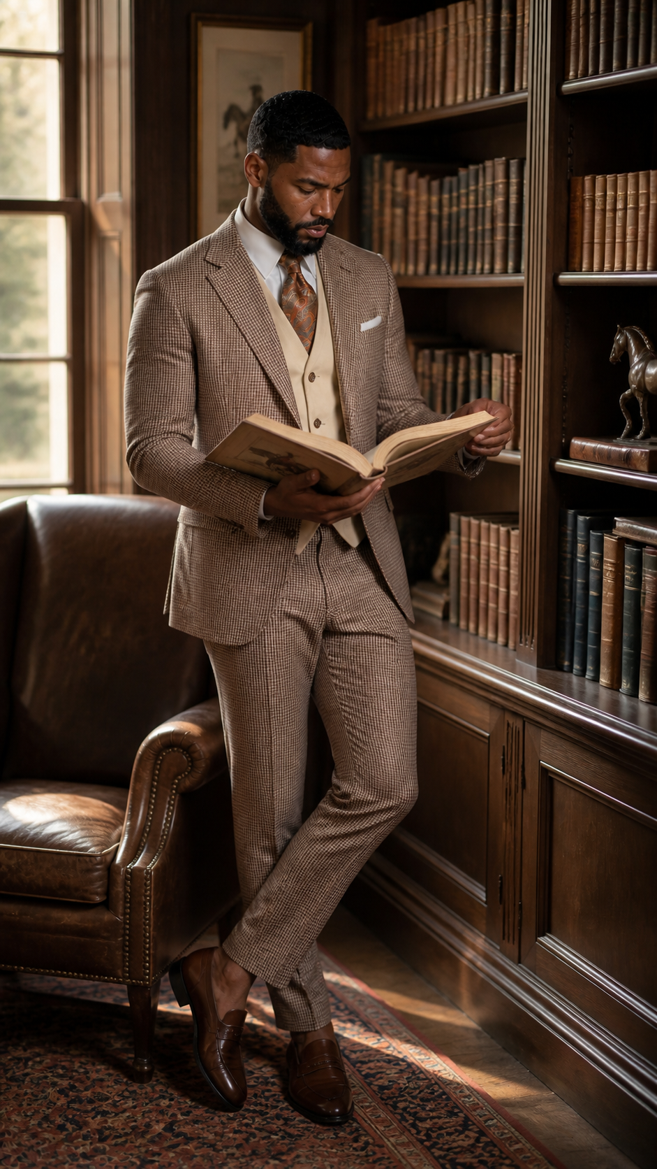 Heritage Weekend Check Three-Piece Suit