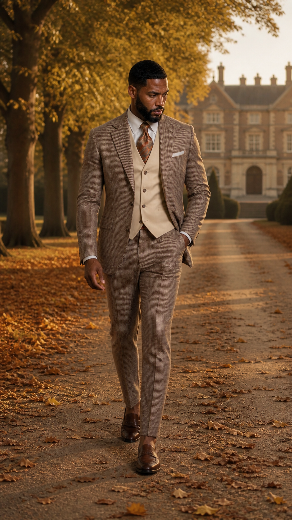 Heritage Weekend Check Three-Piece Suit