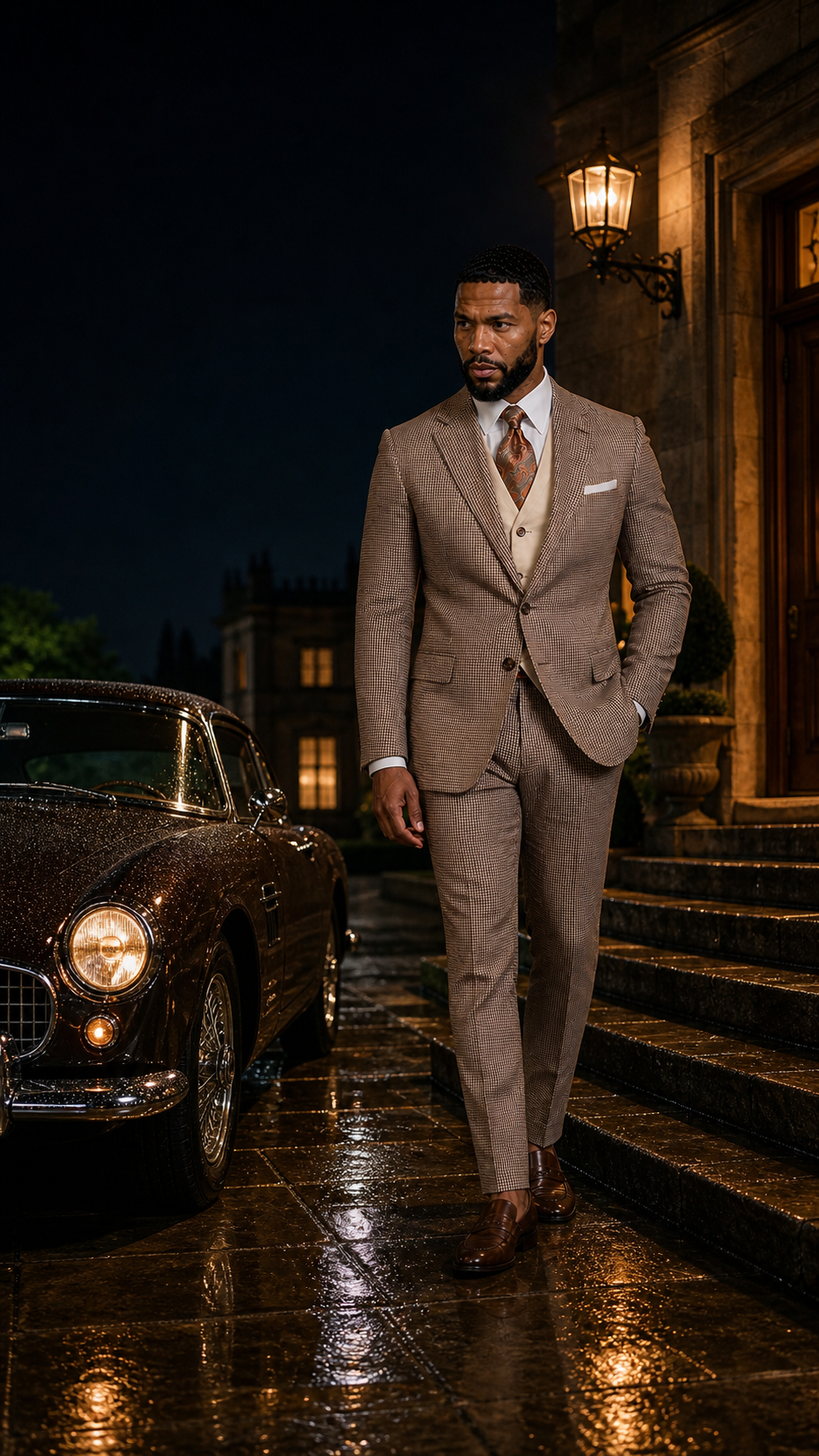 Heritage Weekend Check Three-Piece Suit