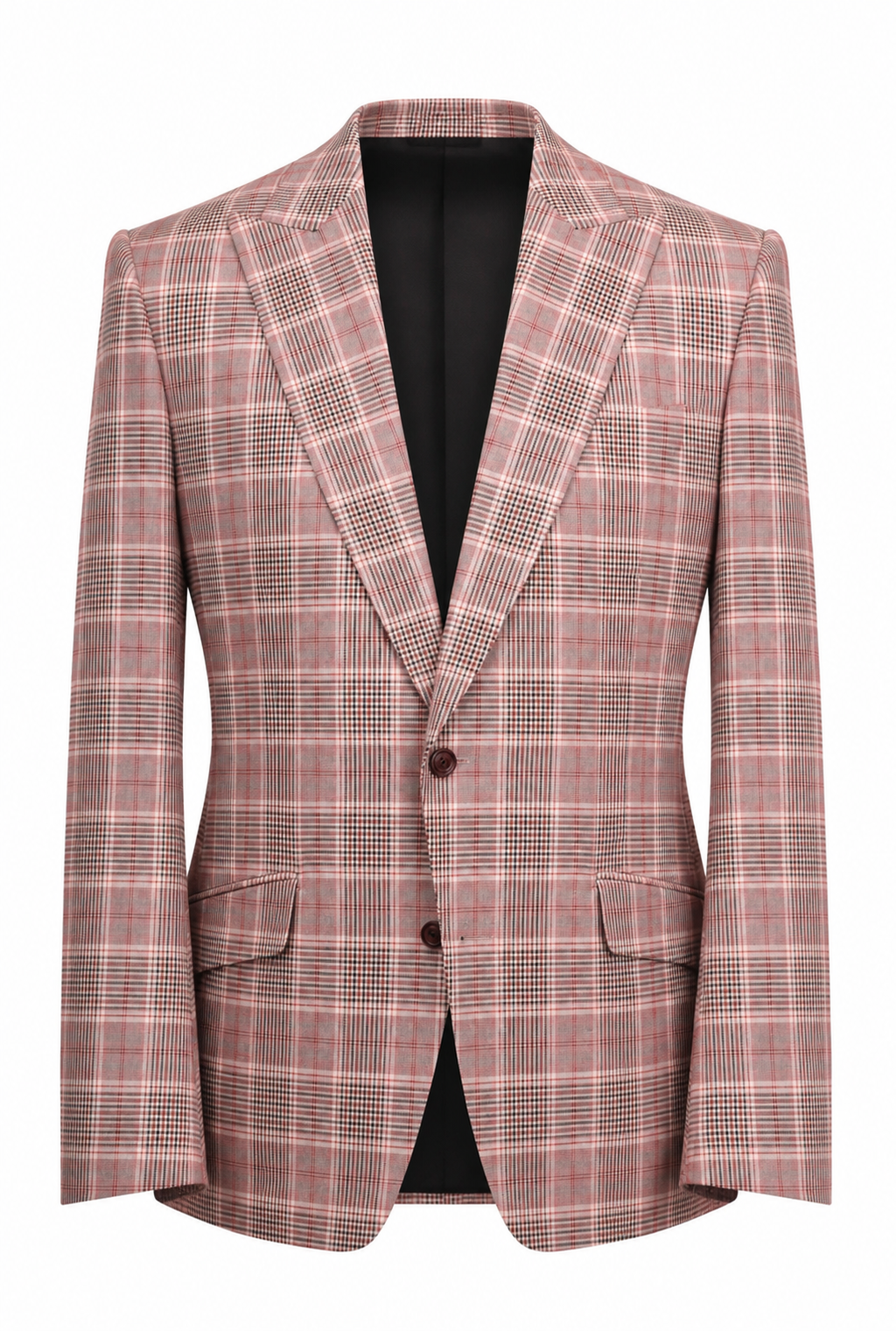 Rosewood Society Pink Plaid Three-Piece Suit