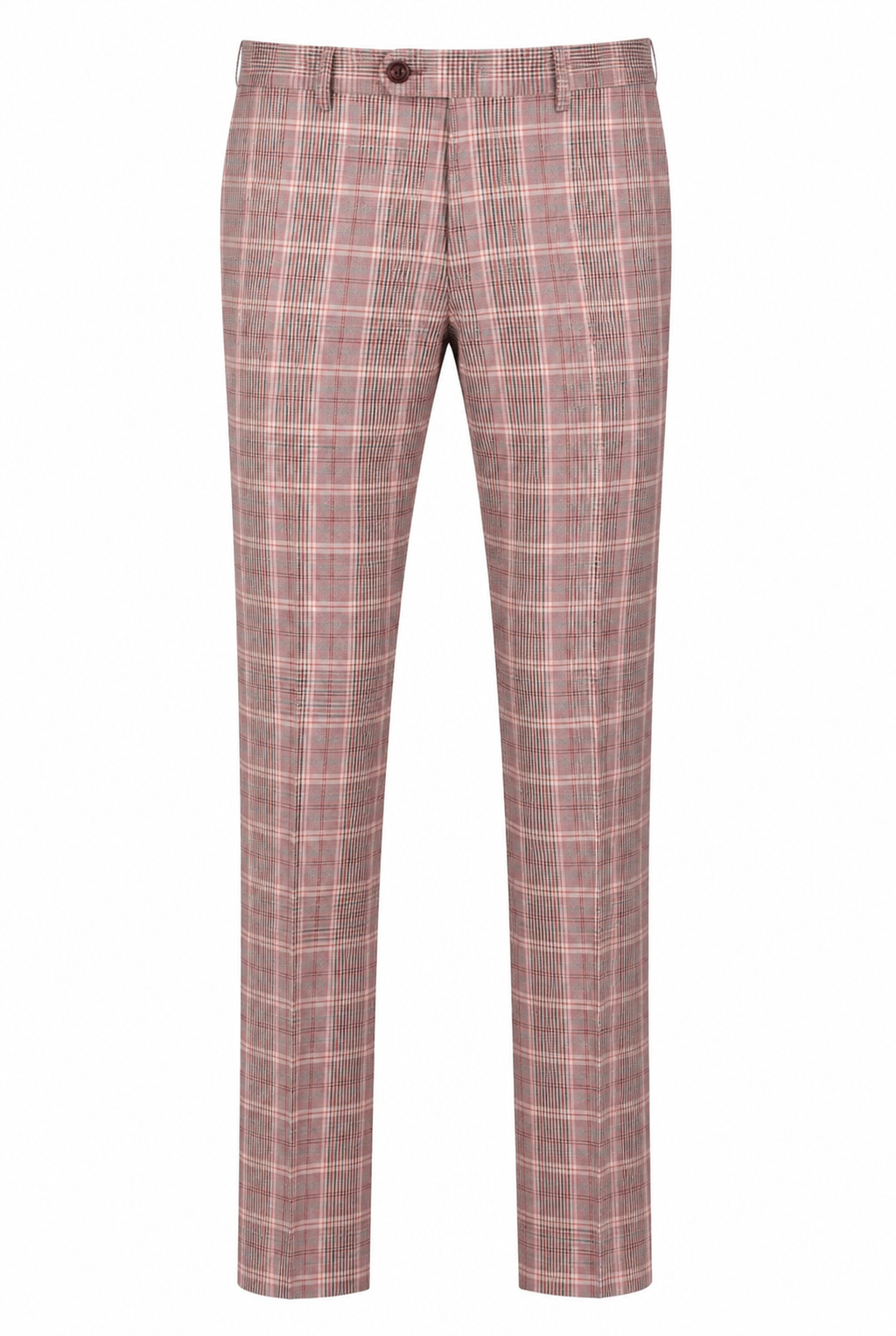 Rosewood Society Pink Plaid Three-Piece Suit