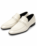 Stacy Adams White Formal Loafer