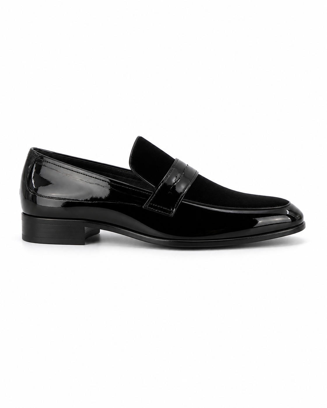 Stacy Adams Black Patent Strap Loafer