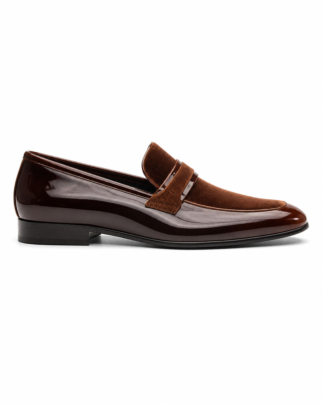 Stacy Adams Brown Velvet Formal Loafer