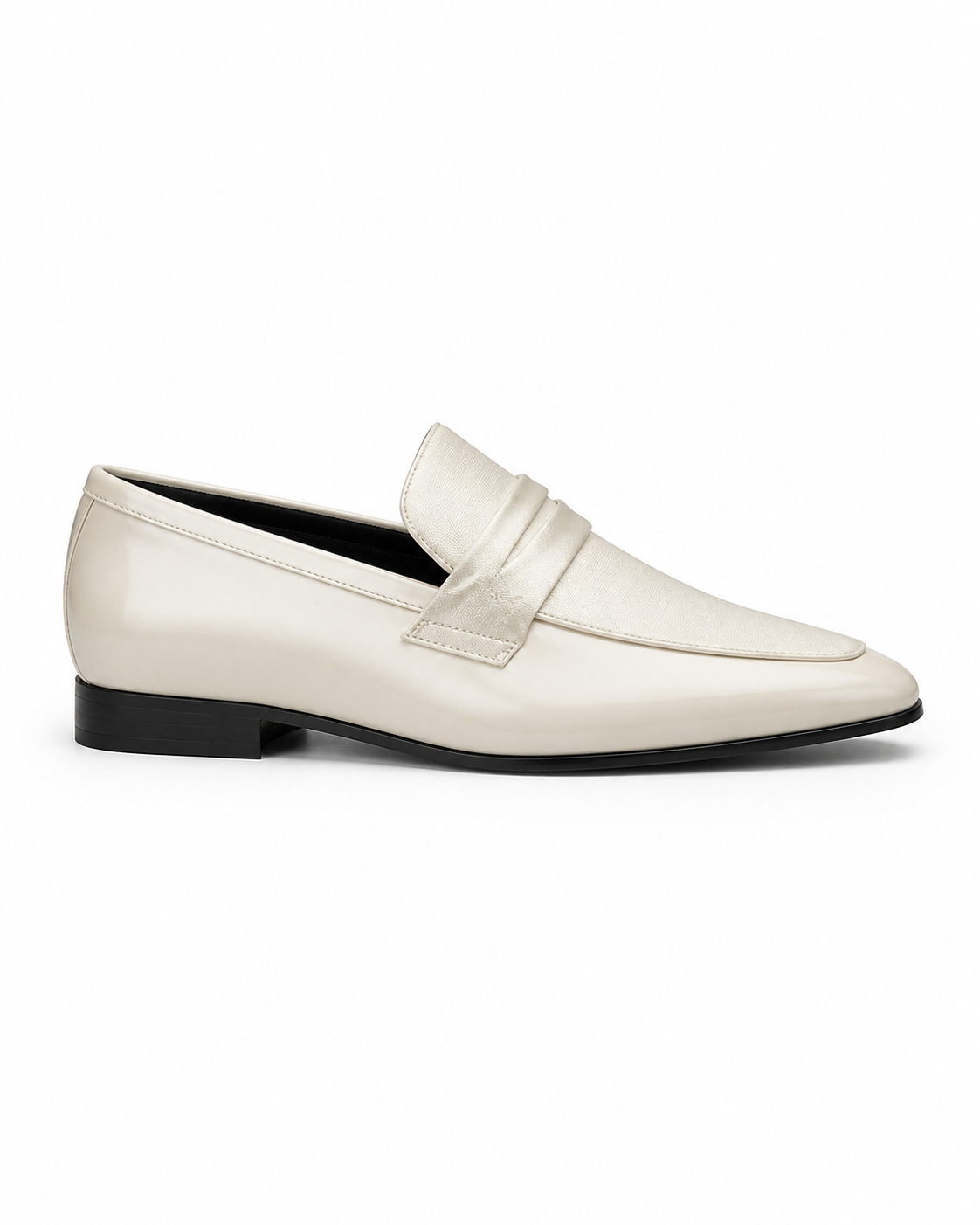 Stacy Adams White Formal Loafer
