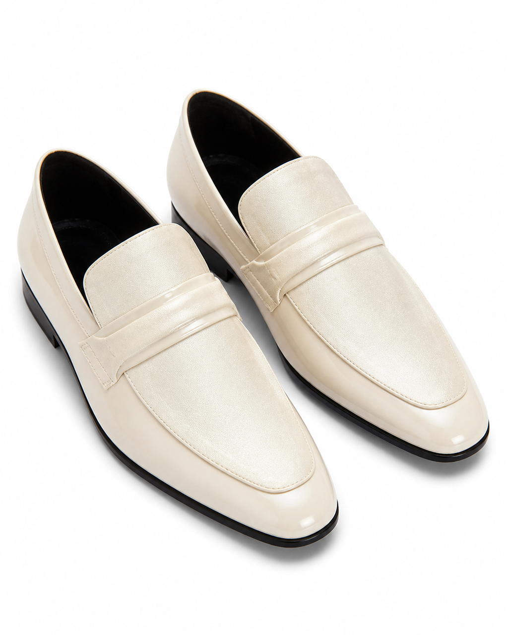 Stacy Adams White Formal Loafer