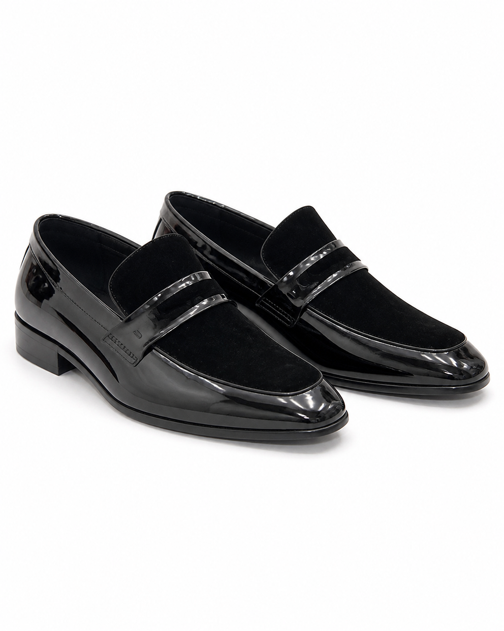 Stacy Adams Black Patent Strap Loafer