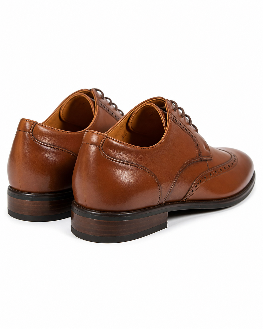 Stacy Adams Cognac Wingtip Oxford