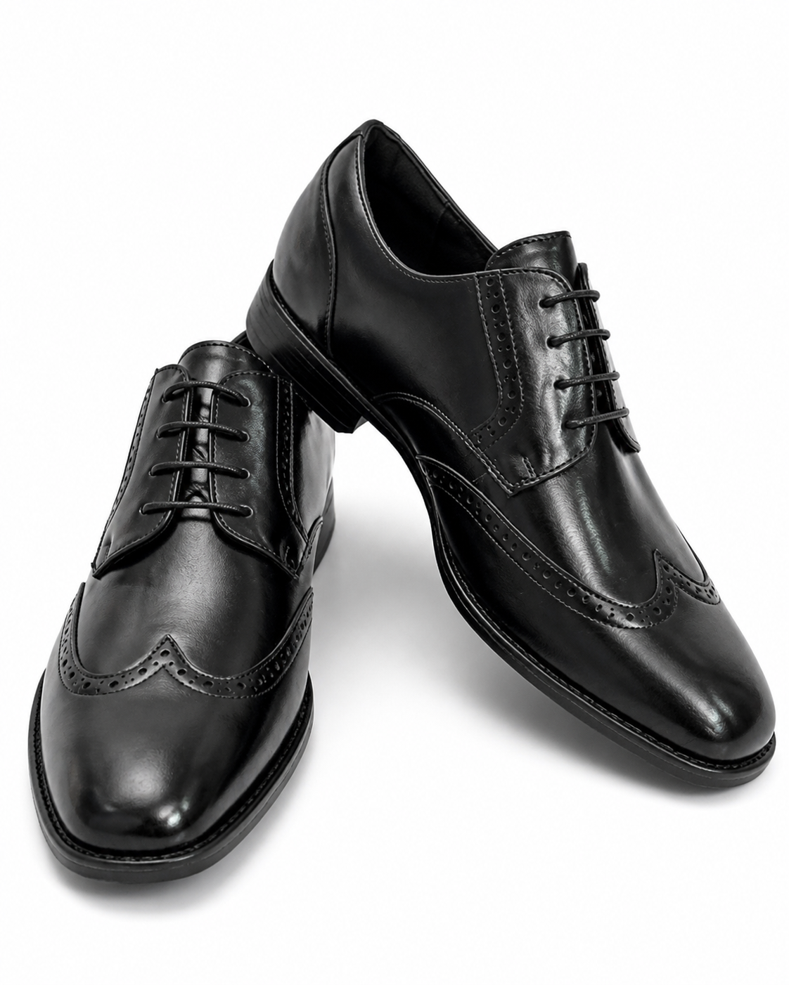 Stacy Adams Novak 21540 Black Leather Wingtip Oxford