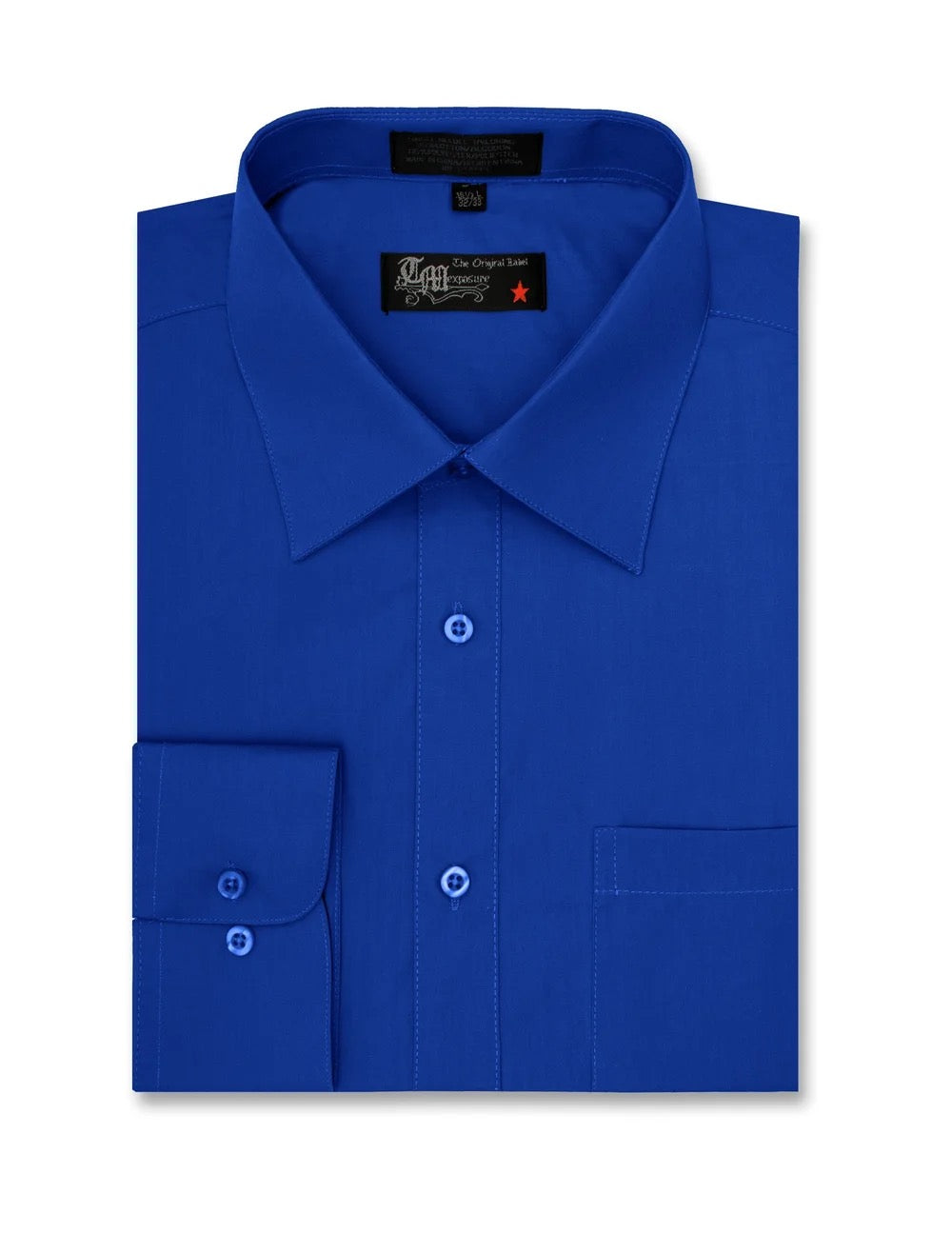 Black long sleeve dress shirt