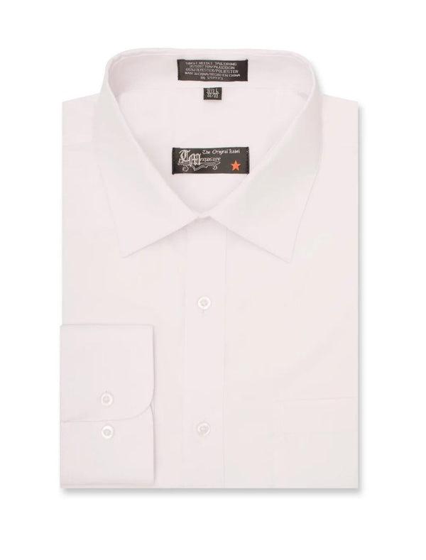 Long Sleeve Dress Shirt - Soft Ivory White