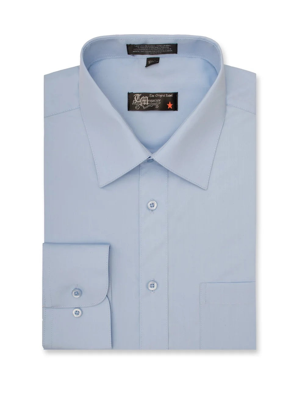 Red long sleeve dress shirt