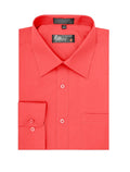 Long Sleeve Dress Shirt - Coral